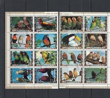 Umm Al Qiwain - 16 Bird Stamps (WSB-129)