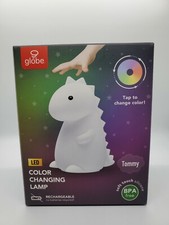 Tommy Dinosaur White Multicolor Changing TikTok Nightlight