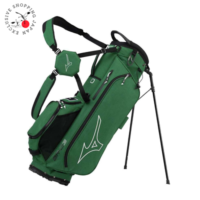 Mizuno ゴルフバッグ BR-D3軽量スタンド式 Mizuno BR-D3 Carry Stand Bag Green 9in 2.5kg 4way Divider