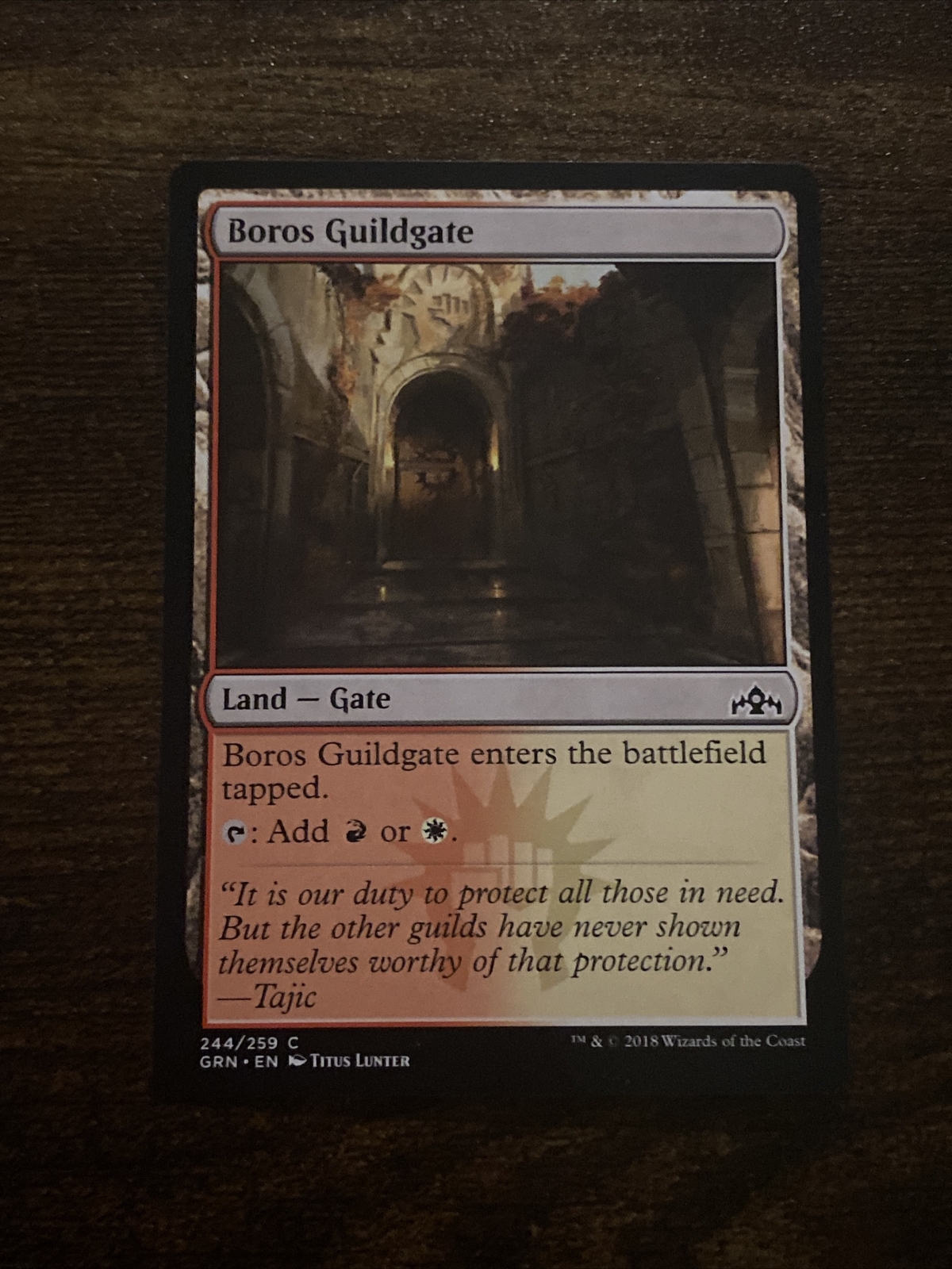 Boros Guildgate 244/259 Guilds of Ravnica MTG Magic The Gathering D6872*