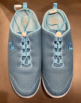 Propet Travel Fit Mules Womens Blue Comfort Athletic Slides