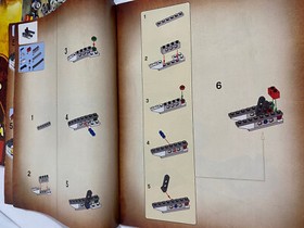 Lego Indiana Jones 7628 INSTRUCTION MANUAL BOOKS 1 & 2 ONLY 2008