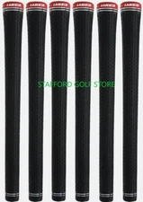 TaylorMade Crossline 360 Golf Grips by Lamkin Standard .60" Black/Red -Set of 6