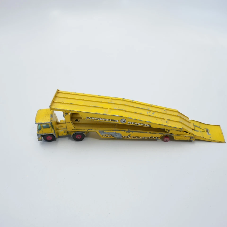 Vintage Matchbox Car Carrier Truck, King Size K-8, Guy Warrior Car Transporter - Image 3 of 4