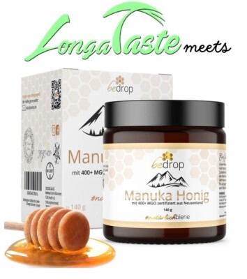 bedrop Manuka Honig MGO 400+ 140g Manukahonig Manuka Original Neuseeland