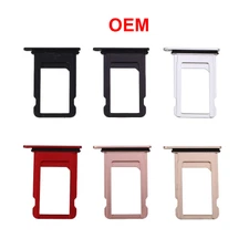 OEM Sim Card Holder Tray Nano Waterproof Dual Gasket Ring For iPhone 7 8 X Plus