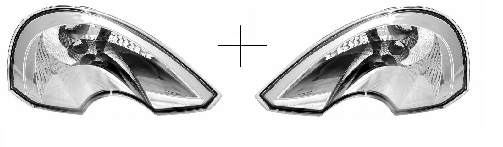 Clignotant blanc avant gauche et droite pour Renault Modus phase 1