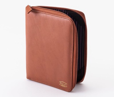 ROLFS ''WILLIAM'' Leather E-Reader Sleeve Case Cover for Device TAN NEW Tags