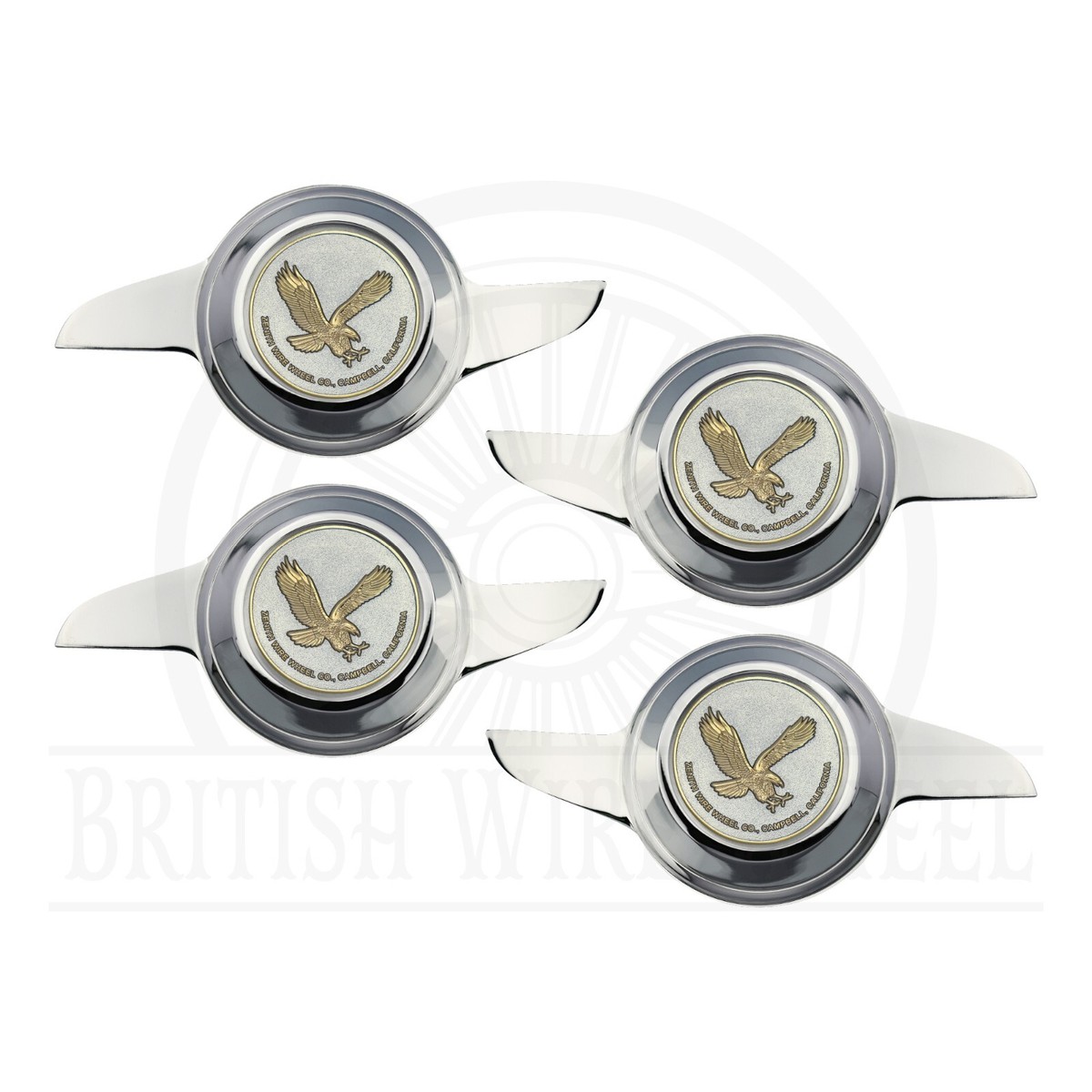 ゼノギアス ピンバッジ5種セット Zenith Eagle Gold & Chrome Wire Wheel Chips with Knockoff Spinner