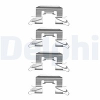 Delphi LX0507 ZubehöRsatz, Scheibenbremsbelag FüR Daihatsu Ford Mazda