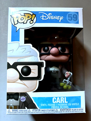 FUNKO POP #59 DISNEY UP CARL VINYL ACTION FIGURE NIB NM+
