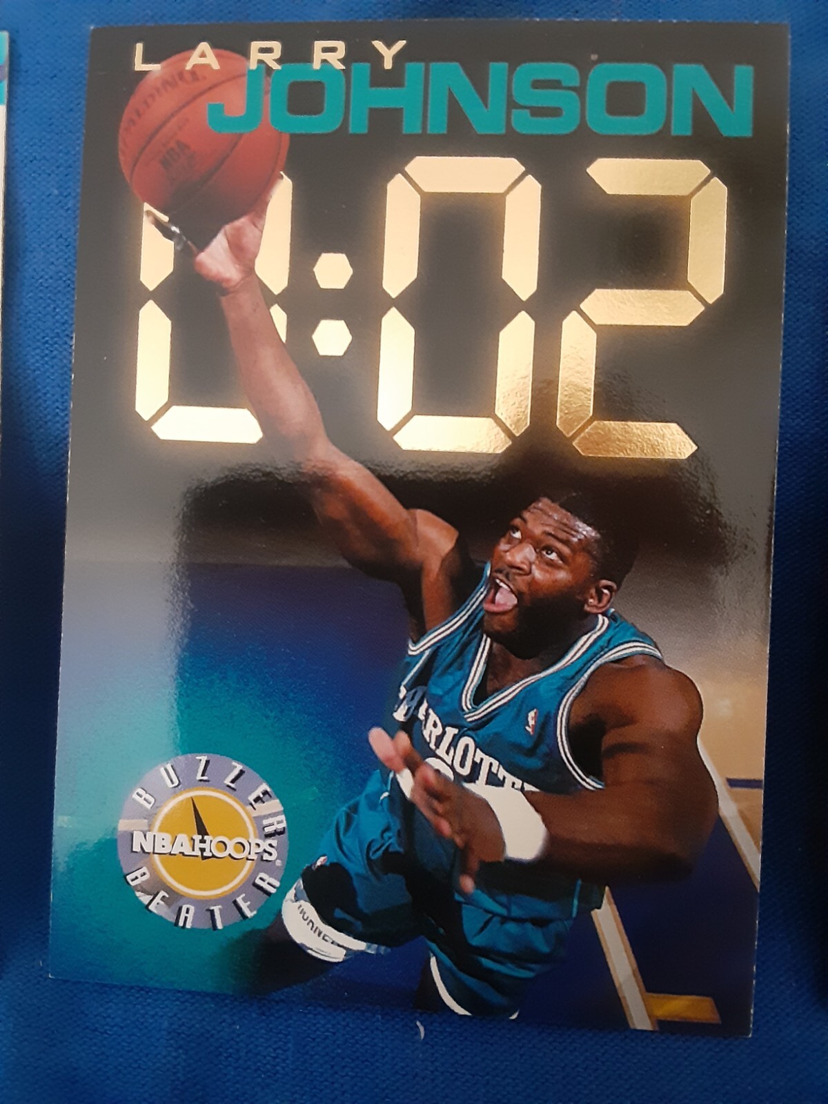 1995-96 NBA Hoops - #220 Larry Johnson