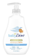 Dove Baby Rich Moisture Hypoallergenic Moisturizing Lotion, 13 oz