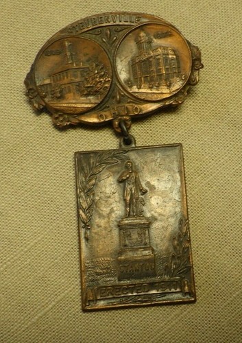Steubenville Ohio Edwin Stanton Medaille Pin Bürgerkrieg Kriegsminister - Bild 1 von 5