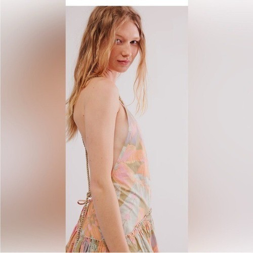 Nuovo Free People Deserted Island Mini prendisole nella foresta pluviale combo XS - Foto 4 di 10