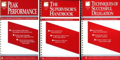 PEAK PERFORMANE LEADERSHIP SUCCESS MANAGE CONFLICT 6 BOOKS 