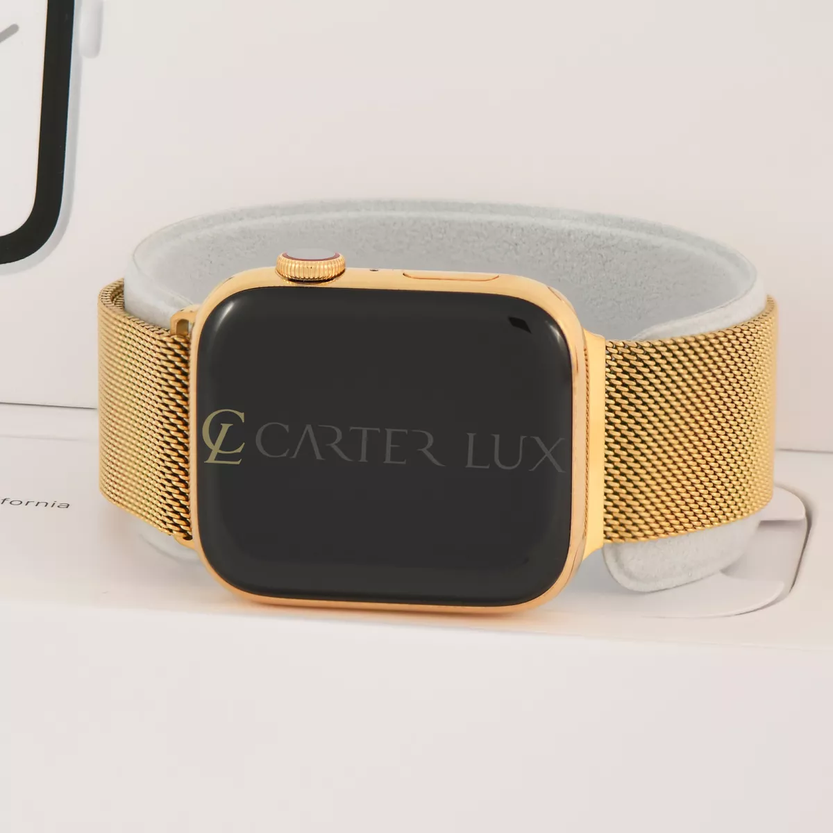 41mm Apple Watch SERIES 9 Custom 24k Gold Plated (GPS + Cellular