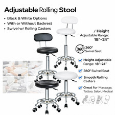 Swivel Stool Bar Stools Adjustable Height Kitchen Breakfast Chair with Gas Lift