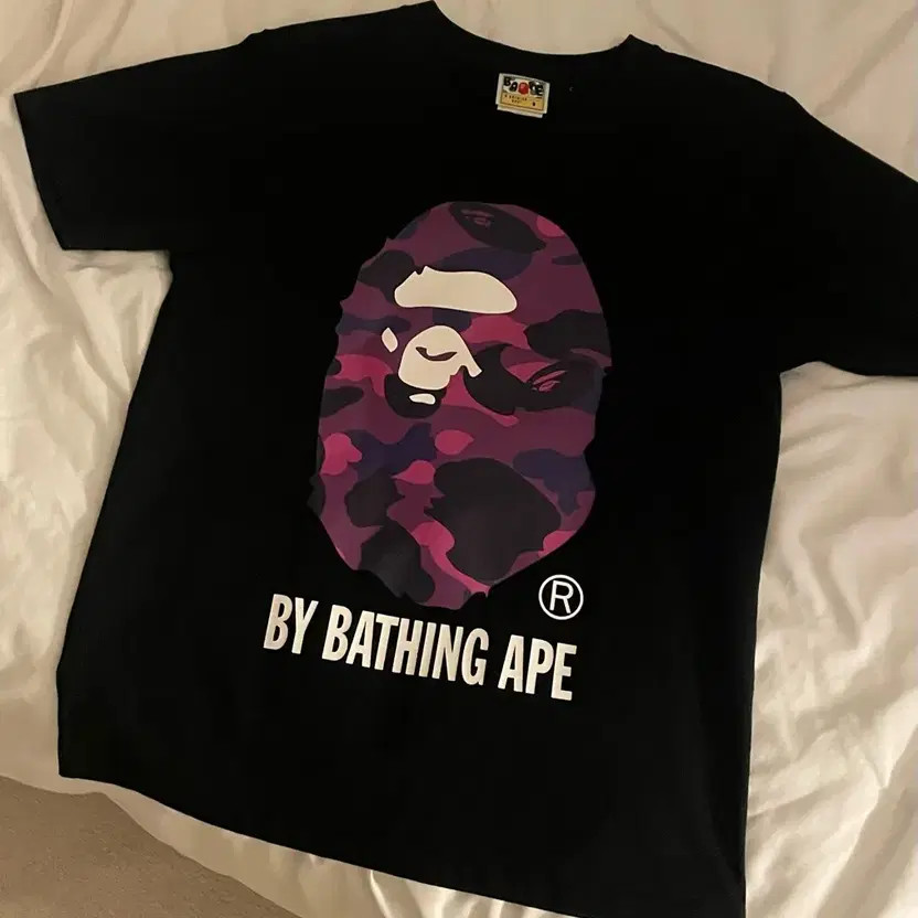 Bape Women's Short Sleeve T-Shirt, Size S, Excellent Condition