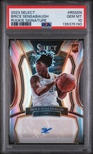 2023 Select Rookie signatures #RSSEN Brice Sensabaugh PSA 10 RC 177/249