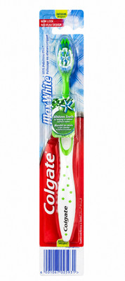 Colgate Max White Medium Zahnbürste Whitening Handzahnbürste Erwachsene
