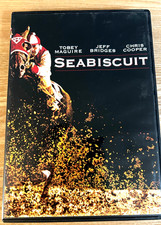 Seabiscuit: Toby MaGuire, Jeff Bridges DVD - Ships Same Day With Tracking