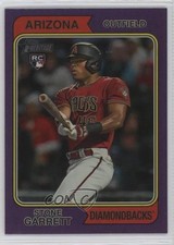 2023 Topps Heritage Hot Box Chrome Purple Refractor Stone Garrett #210 0x1j
