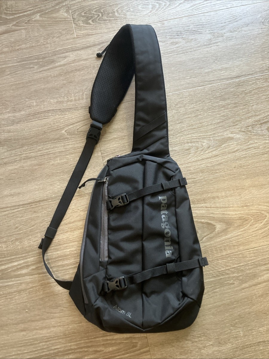 Patagonia Atom 8L Black Sling Crossbody Bag Strap Shoulder