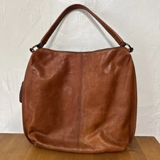 I Medici of Florence Womens Vintage Italian Leather Handbag BROWN Shoulder Purse