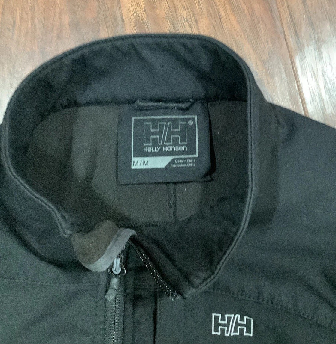 Helly Hansen Jacket Soft Shell Black Zip Women Si… - image 4