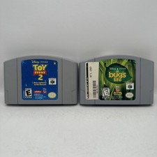 Toy Story 2 Buzz Lightyear to Rescue A Bugs Life Nintendo N64 Games LOT Bundle
