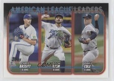 2024 Topps Series 1 League Leaders Chris Bassitt Zach Eflin Gerrit Cole #57 1ci1