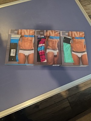 C-IN2 100% Cotton Lot Of 3 underwear look photos for model Size Large