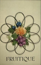 Advertising Fruitique by National Handcraft Institute Chrome Vintage Postcard
