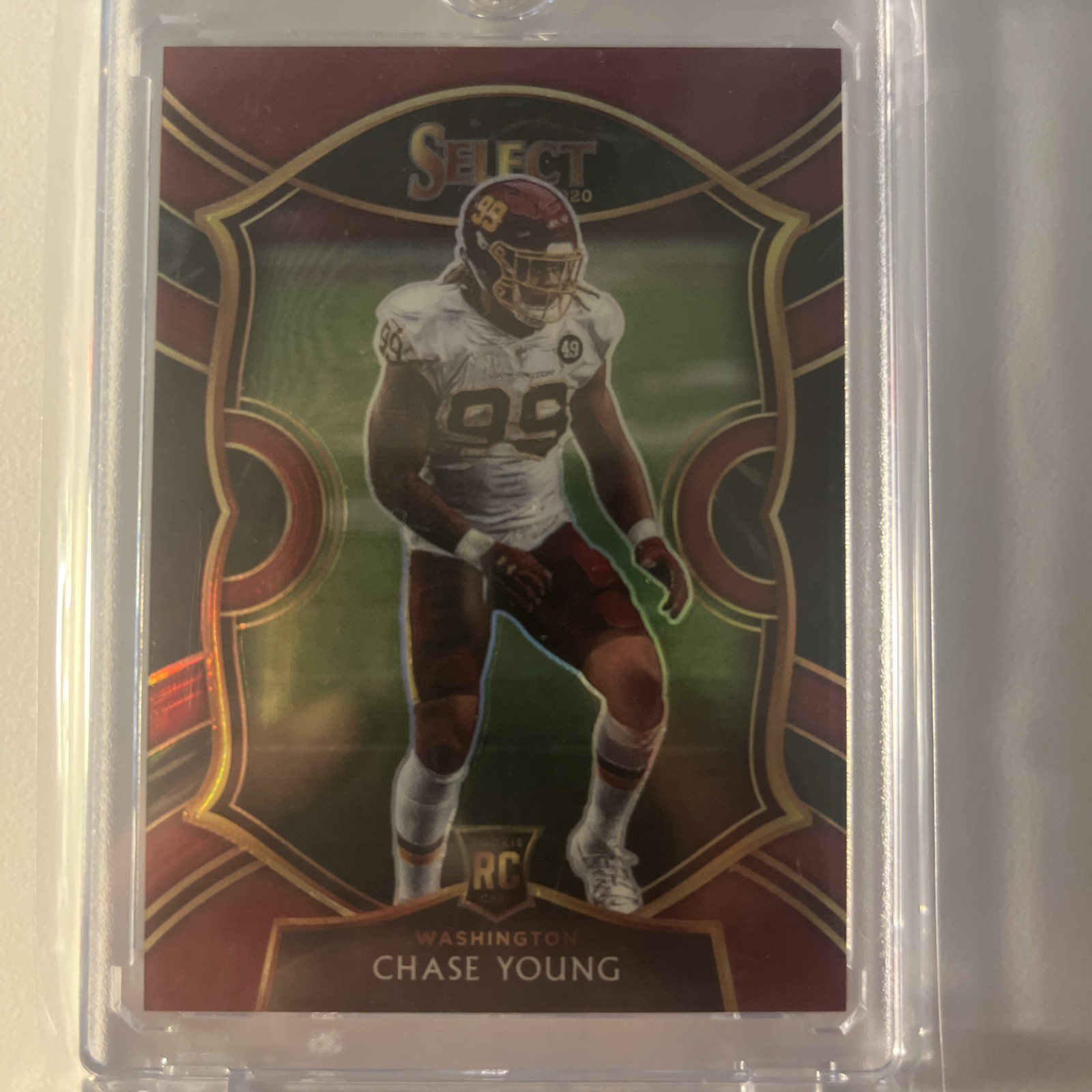 2020 Panini Select - Concourse Chase Young #64 Maroon Prizm /149 (RC)