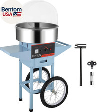 21 Inch Cotton Candy Machine Cart, Electric Cotton Candy Maker Candy Floss Machi
