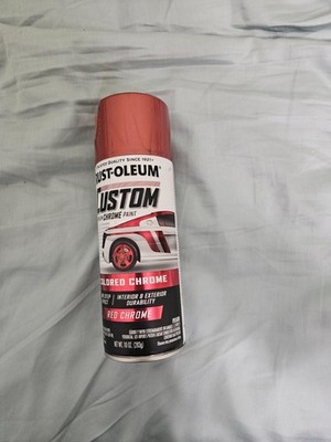 Rustoleum custom premium chrome paint red chrome