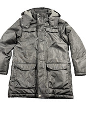 Calvin Klein Hooded Black Coat, Youth Adult Unisex SIZE XL