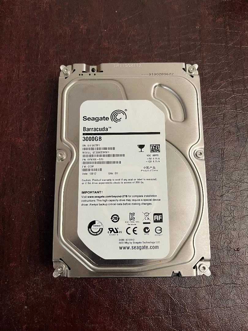 Seagate Barracuda St3000dm001 3tb for sale | eBay
