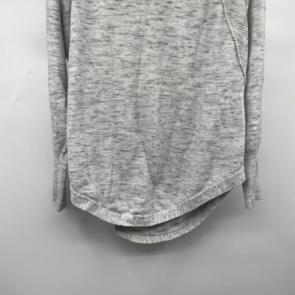 Suéter suéter estilo RD para mujer dobladillo redondo gris jaspeado talla XXL Foto 3 de 4