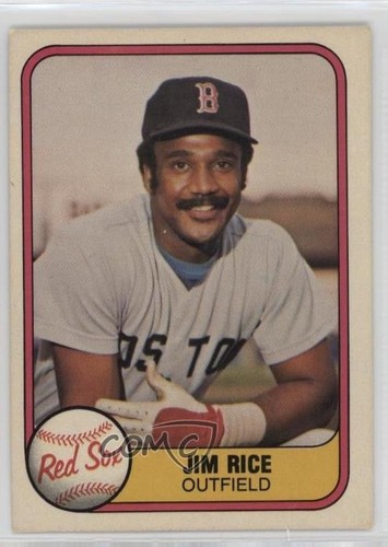 1981 Fleer Jim Rice #222 HOF | eBay