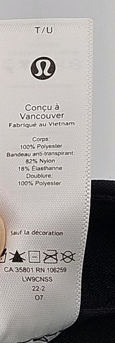 Lululemon Ballermütze Einheitsgröße schwarz verstellbar Yoga Training Strapback  - Bild 7 von 7