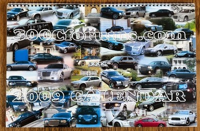Chrysler 300C Forums oversized 2009 Calendar - 300C / Challenger / Magnum