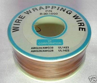 Prototype Wire wrap cable 30AWG 30# 300M Brown Xbox WII #wd