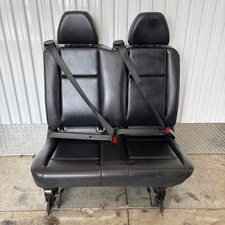 2015-2025 Mercedes Benz Metris Van Black 2nd Row Leather 2-passenger Bench Seat