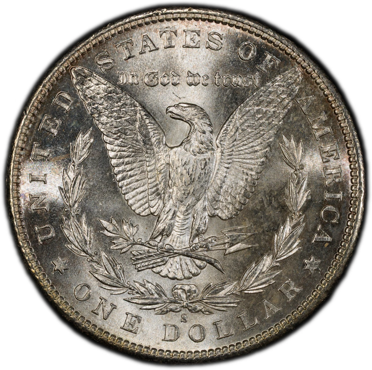 PCGS Certified MS 65 Graded 1881 Year Morgan US Dollars (1878-1921