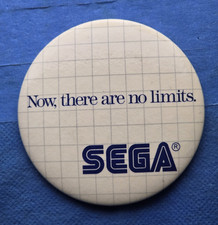 Vintage 1986 Sega Video Game Gaming Co. Tech 3" cello Promo Pinback Button