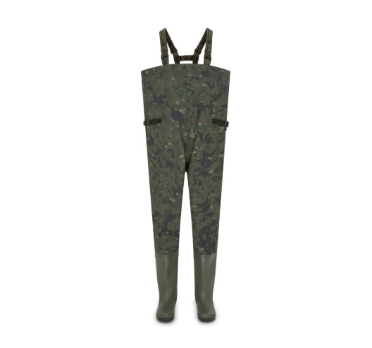 TRAKKER | N2 CAMO CHEST WADERS - CARP FISHING LIGHTWEIGHT WADERS *FREE POST*