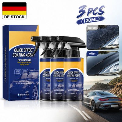 3X Car Coating Spray Profi Quick Effect Coating Agent Polish Spray 120ml DHL