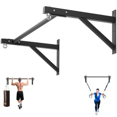 Pull Up Bar Wall Mounted, Heavy Duty 650 lbs Capacity Chin Up Bar, 48'' Multi-...